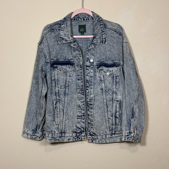 wild fable Jackets & Blazers - Wild fable Denim Jacket blue jean jacket Med Wash Sz S WOMEN USA